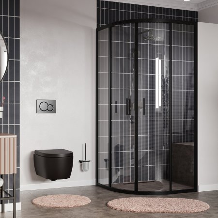 Душевой уголок WasserKRAFT Dill 61S01 профиль черный 