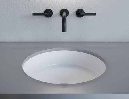 Раковина подстольная матовая 42x42 Salini MAREA 04 1802204M 