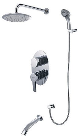 Душевой комплект Lemark Atlantiss LM3222C С ВНУТРЕННЕЙ ЧАСТЬЮ 