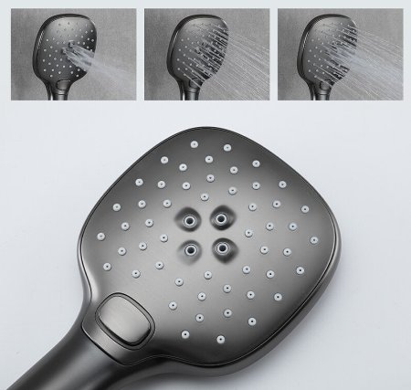 Смеситель для ванны Gappo G17-9 G3217-9 Оружейная сталь 