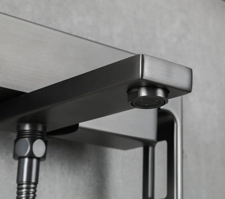 Смеситель для ванны Gappo G17-9 G3217-9 Оружейная сталь 