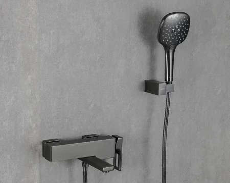 Смеситель для ванны Gappo G17-9 G3217-9 Оружейная сталь 