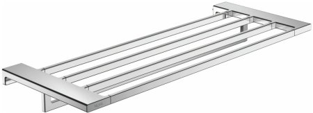 Полка для полотенец Rose RG1808, хром 