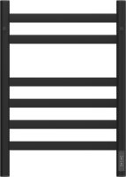 Полотенцесушитель электрический APEXTERMO Sfera SF10164BM 600x400 с крючками, черный матовый