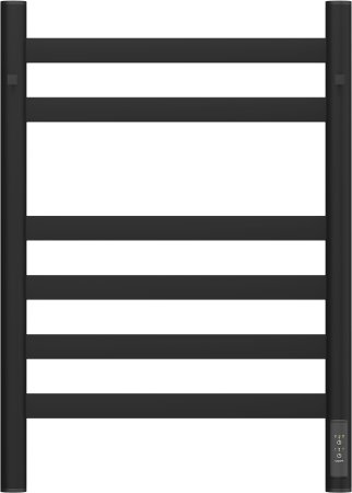Полотенцесушитель электрический APEXTERMO Sfera SF10164BM 600x400 с крючками, черный матовый 