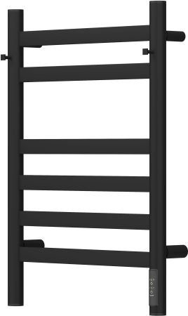 Полотенцесушитель электрический APEXTERMO Sfera SF10164BM 600x400 с крючками, черный матовый 