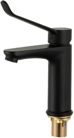 Смеситель для раковины Gappo G21-6 G1021-6 Черный матовый 