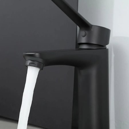 Смеситель для раковины Gappo G21-6 G1021-6 Черный матовый 