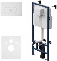 Инсталляция AM.PM Pro С I012707.0101 для унитаза с Белой глянцевой клавишей смыва Инсталляция AM.PM Pro С I012707.0101 для унитаза с Белой глянцевой клавишей смыва