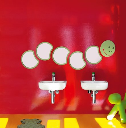 Зеркало Laufen Florakids 32 4.6161.2.003.472.1 Зеленое 