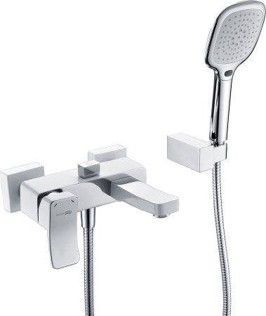 Смеситель WasserKRAFT Aller 1061WHITE для ванны с душем 
