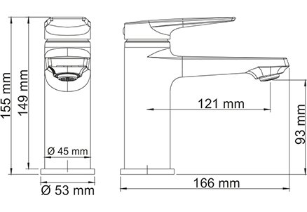 Смеситель WasserKRAFT Lopau 3203 для раковины 