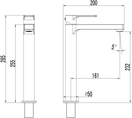 Смеситель для раковины Lemark Plus Grace (LM1509C) 