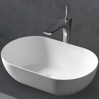 Раковина-чаша Abber Stein 56 AS2611 Белая матовая