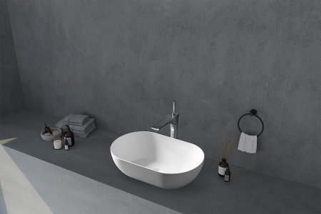 Раковина-чаша Abber Stein 56 AS2611 Белая матовая 