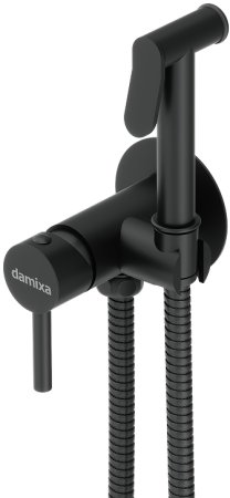 Гигиенический душ со смесителем Damixa Option 217000000 Черный матовый 