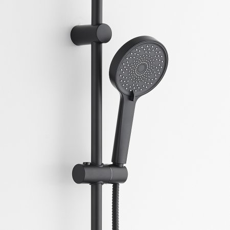 Душевая система Bond Circle B01-8888 Черная матовая 