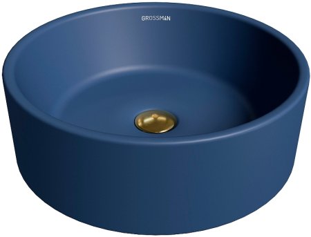 Раковина-чаша Grossman Color 41 GR-3013BLM Синяя матовая 