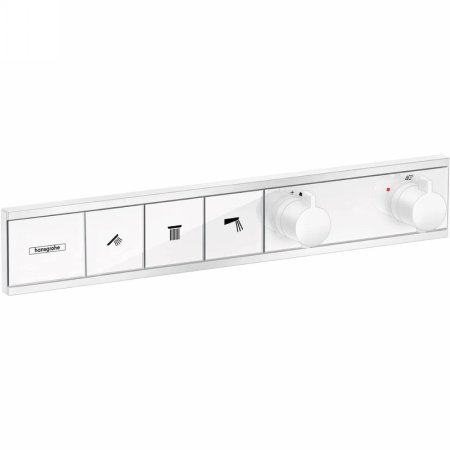 Смеситель для душа Hansgrohe RainSelect 15381700 с термостатом Белый матовый 