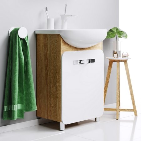 Тумба под раковину Aqwella Вега 55 Veg.01.05 Дуб сонома 