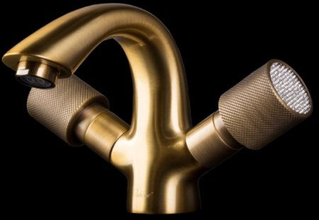 Смеситель для раковины Boheme Royal Cristal 311-Royal/CRST Бронза 