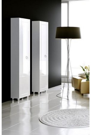 Шкаф пенал Aqwella 5 Stars Инфинити 45 Inf.05.45 Белый 