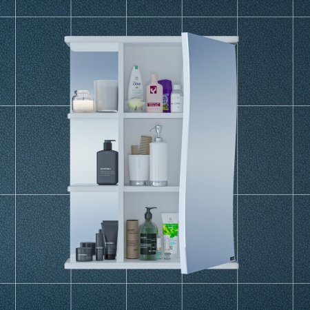 Зеркало-шкаф Санта Волна 55 правый 