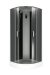 Душевая кабина Bas Адрия Eco (черная стенка, тонированное стекло) 