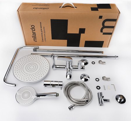 Душевая система Milardo Rora RORSB4FM06 Хром 