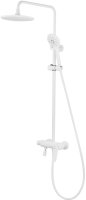 Душевая система Lemark Bronx с регулируемой высотой штанги и верхней душевой лейкой Тропический дождь" (LM3762MW)" Душевая система Lemark Bronx с регулируемой высотой штанги и верхней душевой лейкой Тропический дождь" (LM3762MW)"