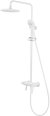 Душевая система Lemark Bronx с регулируемой высотой штанги и верхней душевой лейкой Тропический дождь" (LM3762MW)" 
