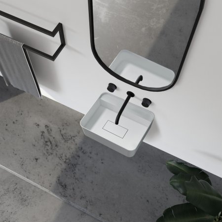 Раковина подвесная ABBER Stein AS2626 белая матовая 