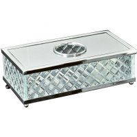 Салфетница Boheme Murano Cristal 10231 Хром