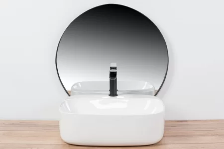 Смеситель для раковины без донного клапана Rea Creek REA-B8403 