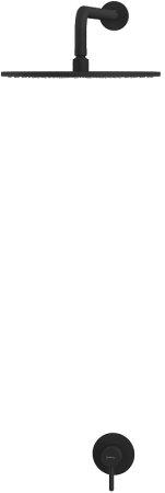 Душевая система Whitecross Y black YSET01BL Черная матовая 