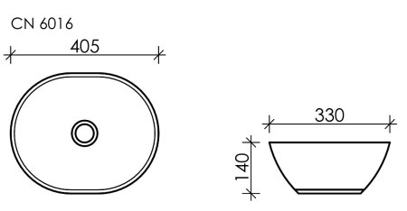 Раковина Ceramica Nova Element CN6016 