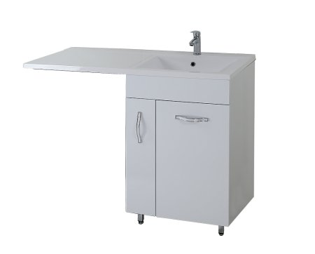 Тумба с раковиной Onika Нави 60.12, белая 