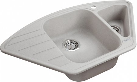 Мойка кухонная Paulmark Wiese PM529050-GR серый 