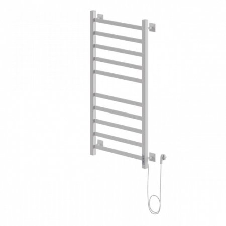 Полотенцесушитель Ника STEP-1 100/50 RAL9016 белый матовый правый тэн, электрич.кабельный 