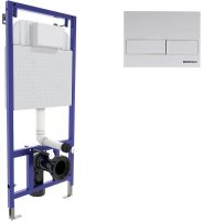 Инсталляция Berges Novum L4 040214 для унитаза с Белой клавишей смыва