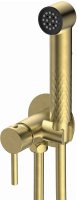 Гигиенический душ со смесителем Splenka S99.52.03, сатин золотой