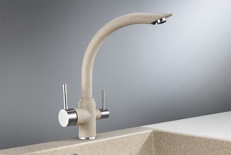 Смеситель Granula GR-2304 для кухонной мойки, классик 