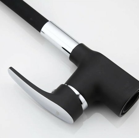 Смеситель для кухни Frap F4453-04 Черный матовый 