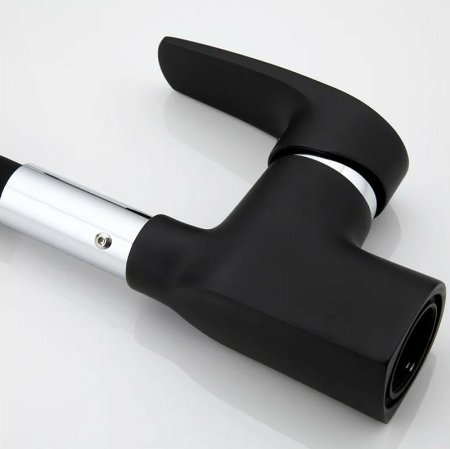 Смеситель для кухни Frap F4453-04 Черный матовый 