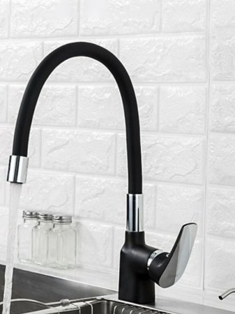 Смеситель для кухни Frap F4453-04 Черный матовый 