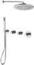 Душевая система Paffoni Modular Box KITMB000CR с термостатом Хром 
