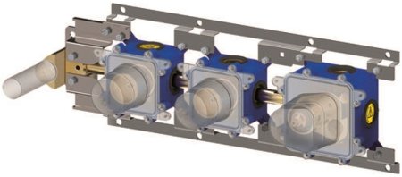 Душевая система Paffoni Modular Box KITMB000CR с термостатом Хром 