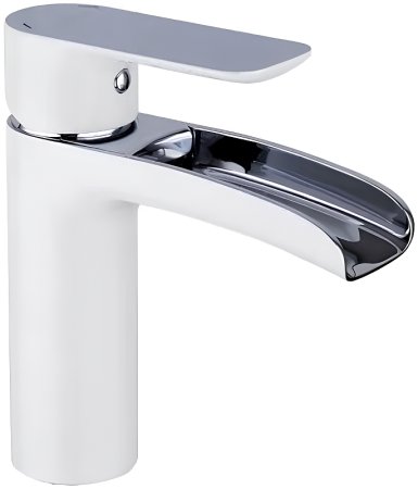 Смеситель для раковины Gappo G48 G1048-8 Белый Хром 