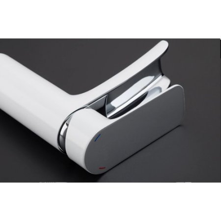 Смеситель для раковины Gappo G48 G1048-8 Белый Хром 