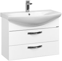 Тумба под раковину Aquaton Ария 80 М 1A140801AA010 подвесная Белая